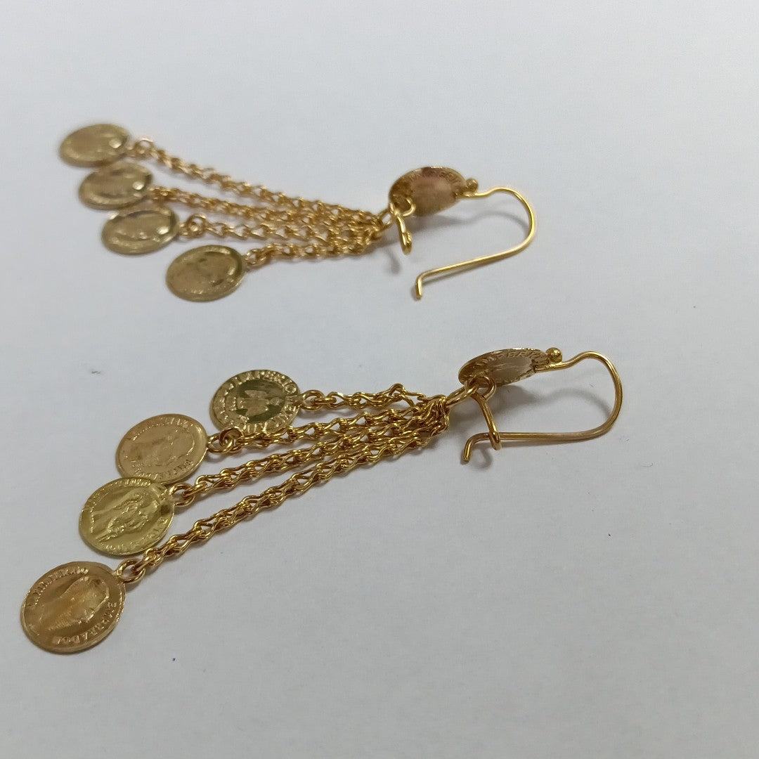 K1 7.5 GRMS 10 K IDENTIFICACIÓN ARETES PAR TEJIDO ESPECIAL MATERIALES (SEMINUEVO)