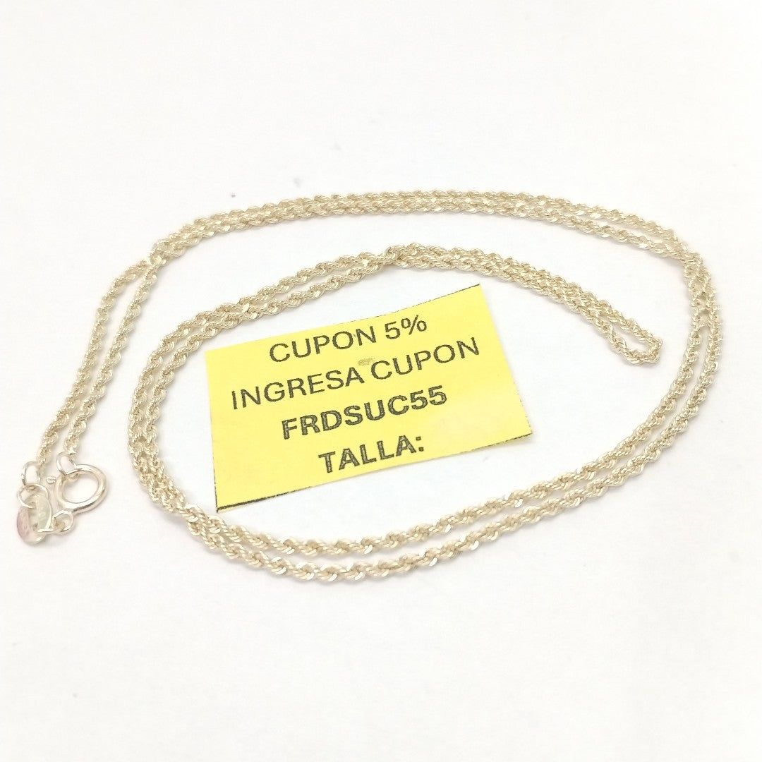 CADENA TORZAL 10K 55 CM 4.5 GR (NUEVO)