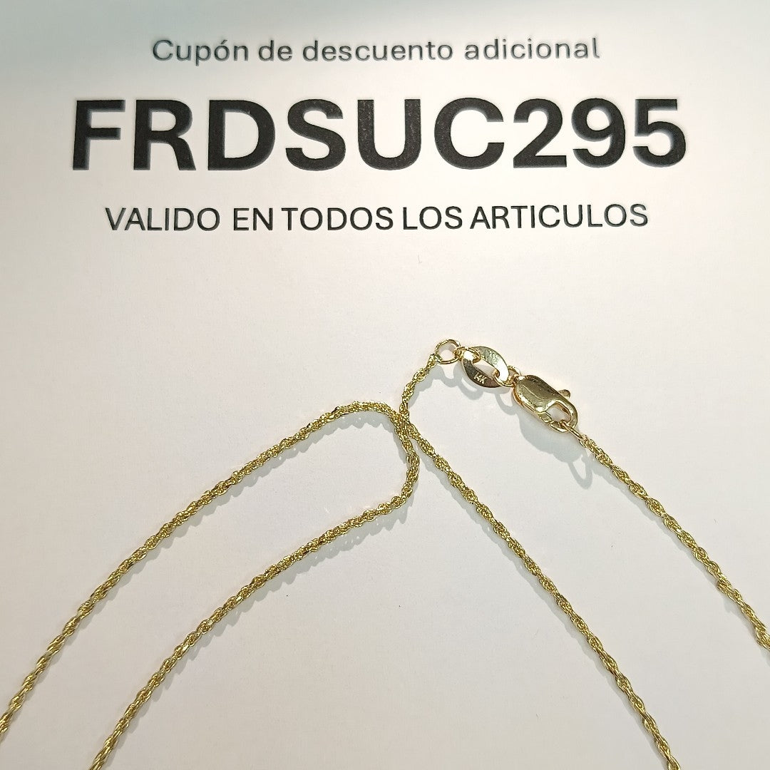 CADENA TORZAL 14K 55 CM 3 GR (NUEVO)