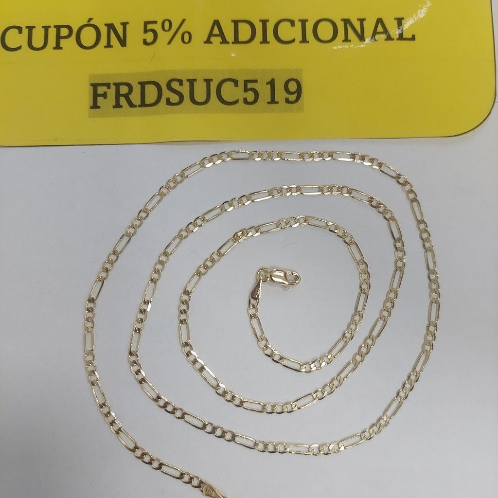 CADENA 3X1 14K 60 CM 5.1 GR (NUEVO)