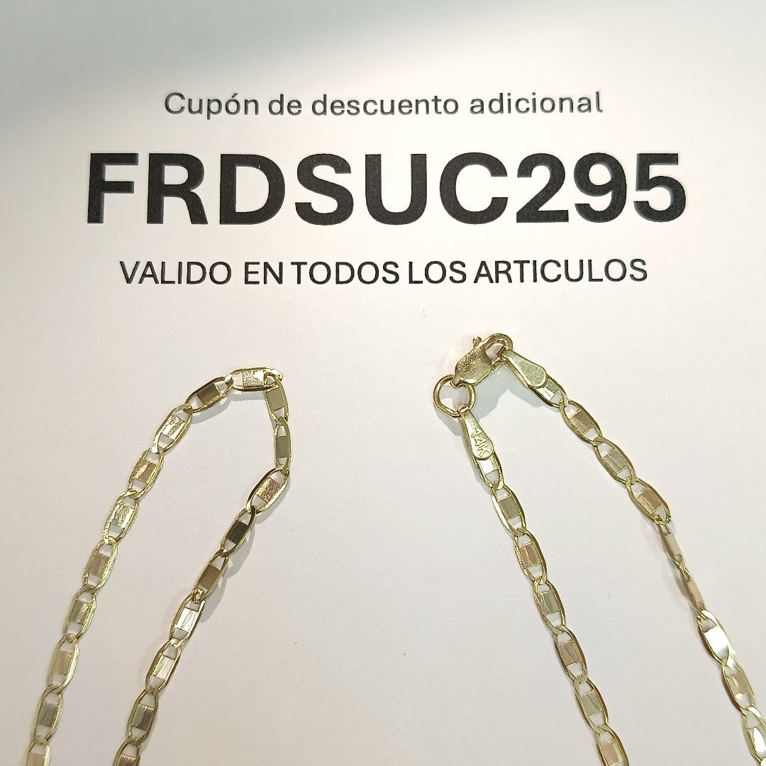 CADENA ESPEJO 14K 60 CM 5.3 GR (NUEVO)