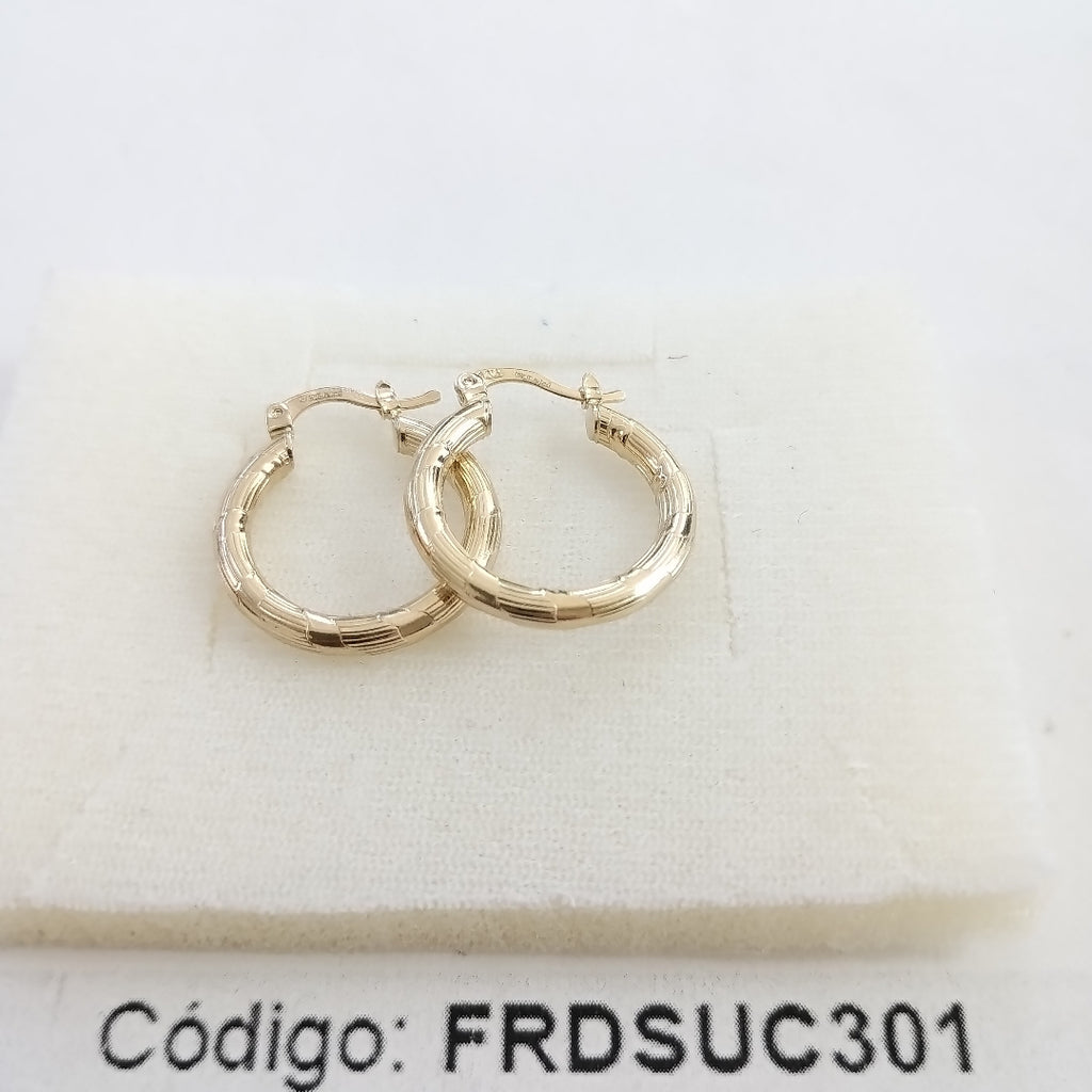 ARETES ARRACADAS 14K 2.6 GR (NUEVO)