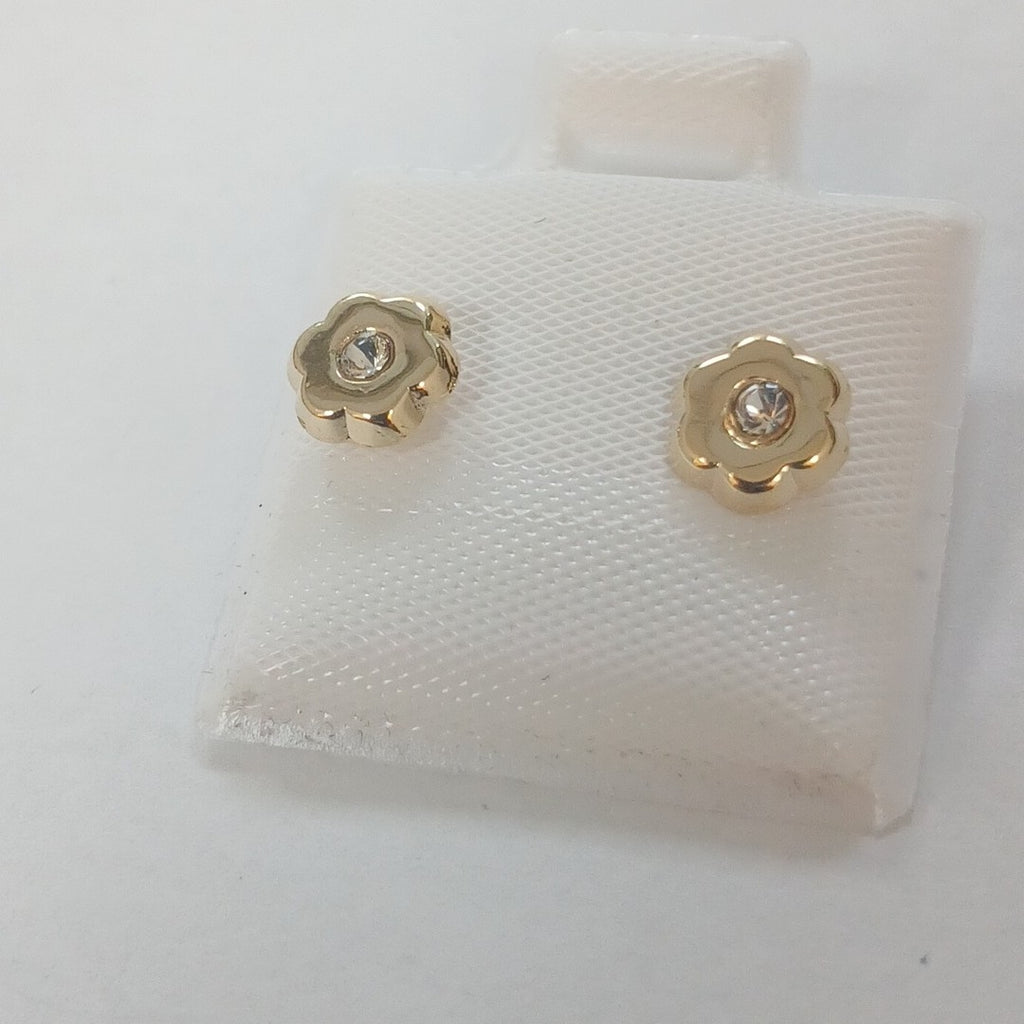 BROQUELES BROQUEL FIG FLOR C CIRCONIA 14K 0.2581 GR (NUEVO)