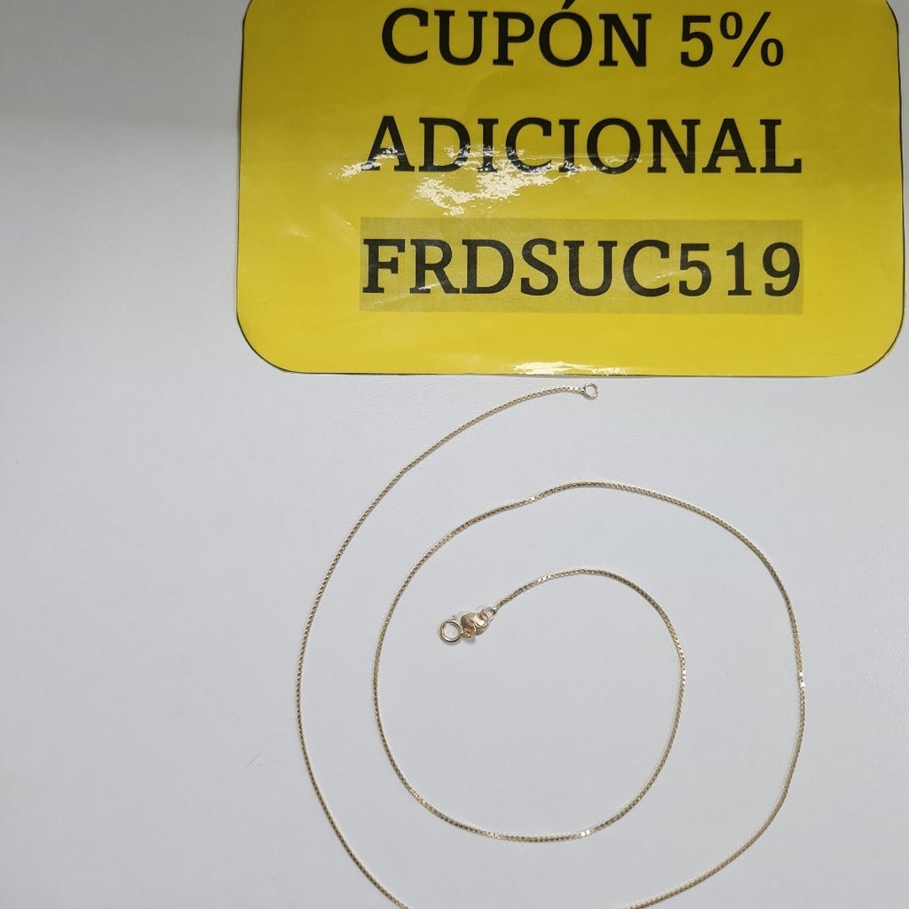 CADENA VENECIANO 14K 55 CM 2.4 GR (NUEVO)