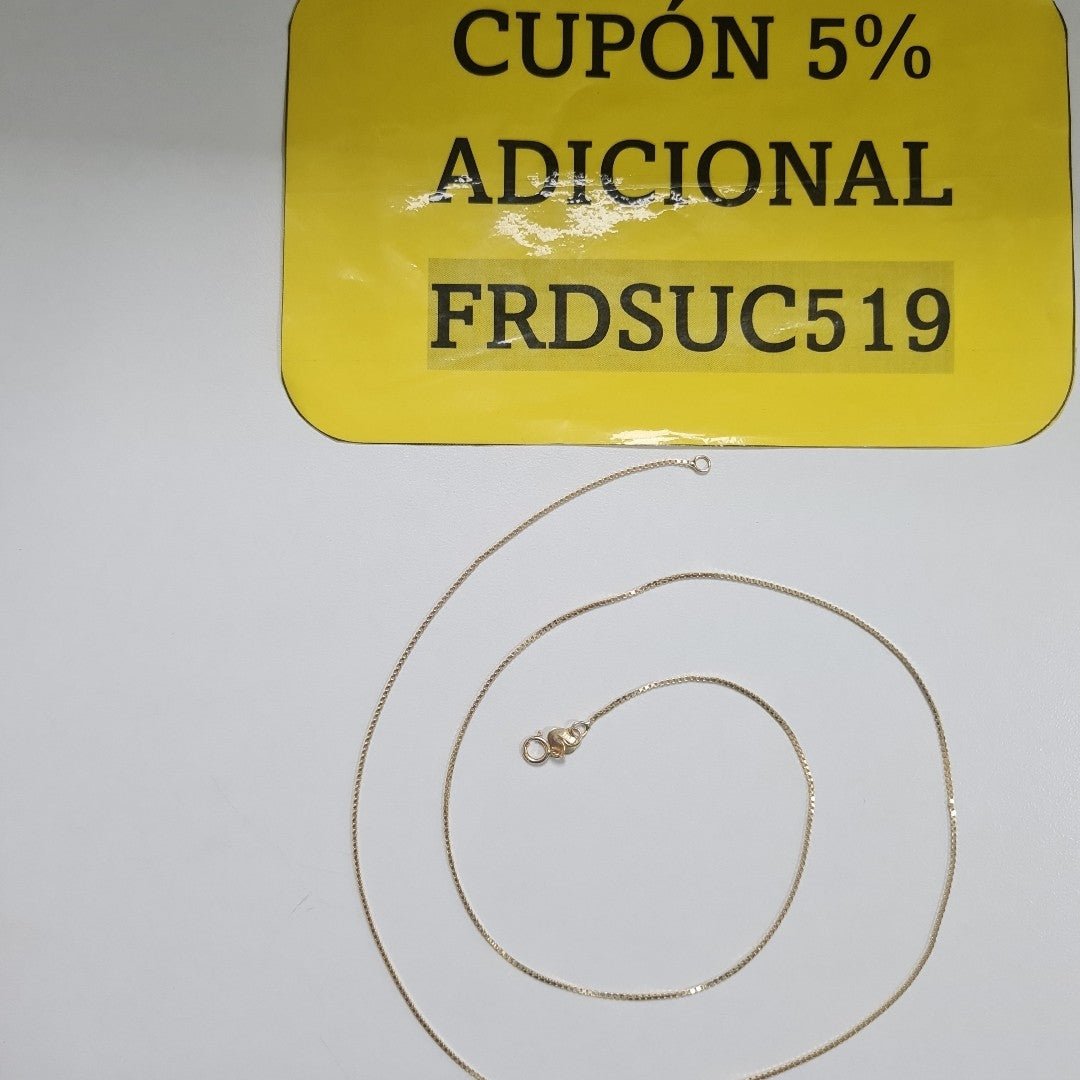 CADENA VENECIANO 14K 55 CM 2.4 GR (NUEVO)