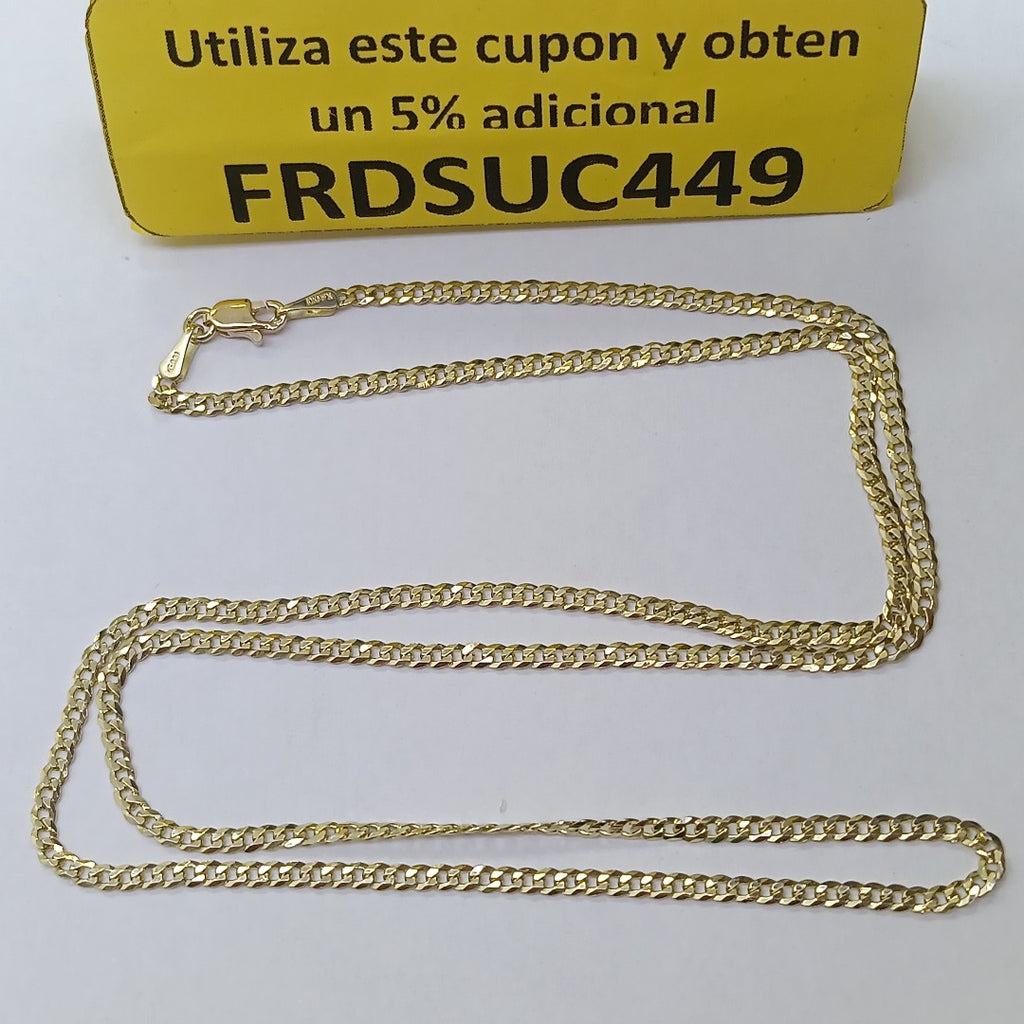 CADENA BARBADA 10K 55 CM 5.3 GR (NUEVO)