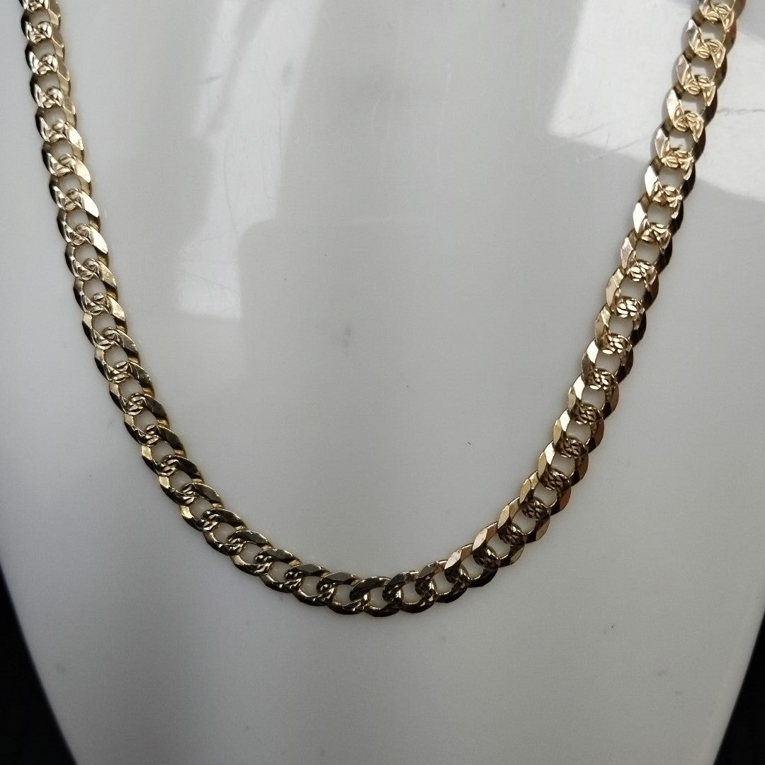 CADENA BARBADA 14K 60 CM 20.9 GR (NUEVO)