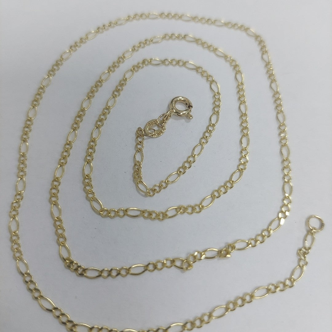 CADENA TEJIDO 3X1 14K 55 CM 2.3 GR (NUEVO)