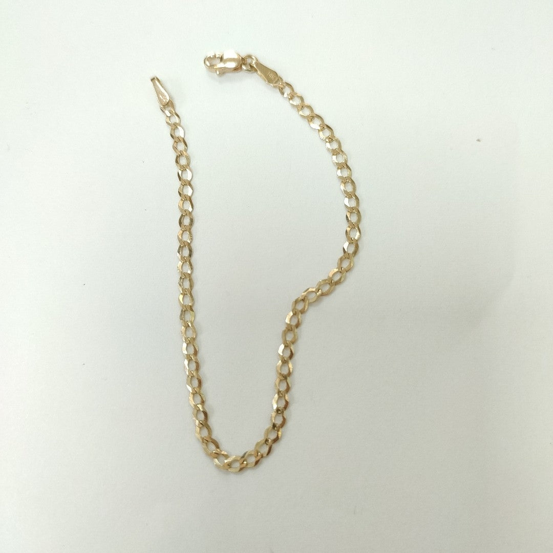 PULSERA BARBADA 14K 18 CM 1.9 GR (NUEVO)