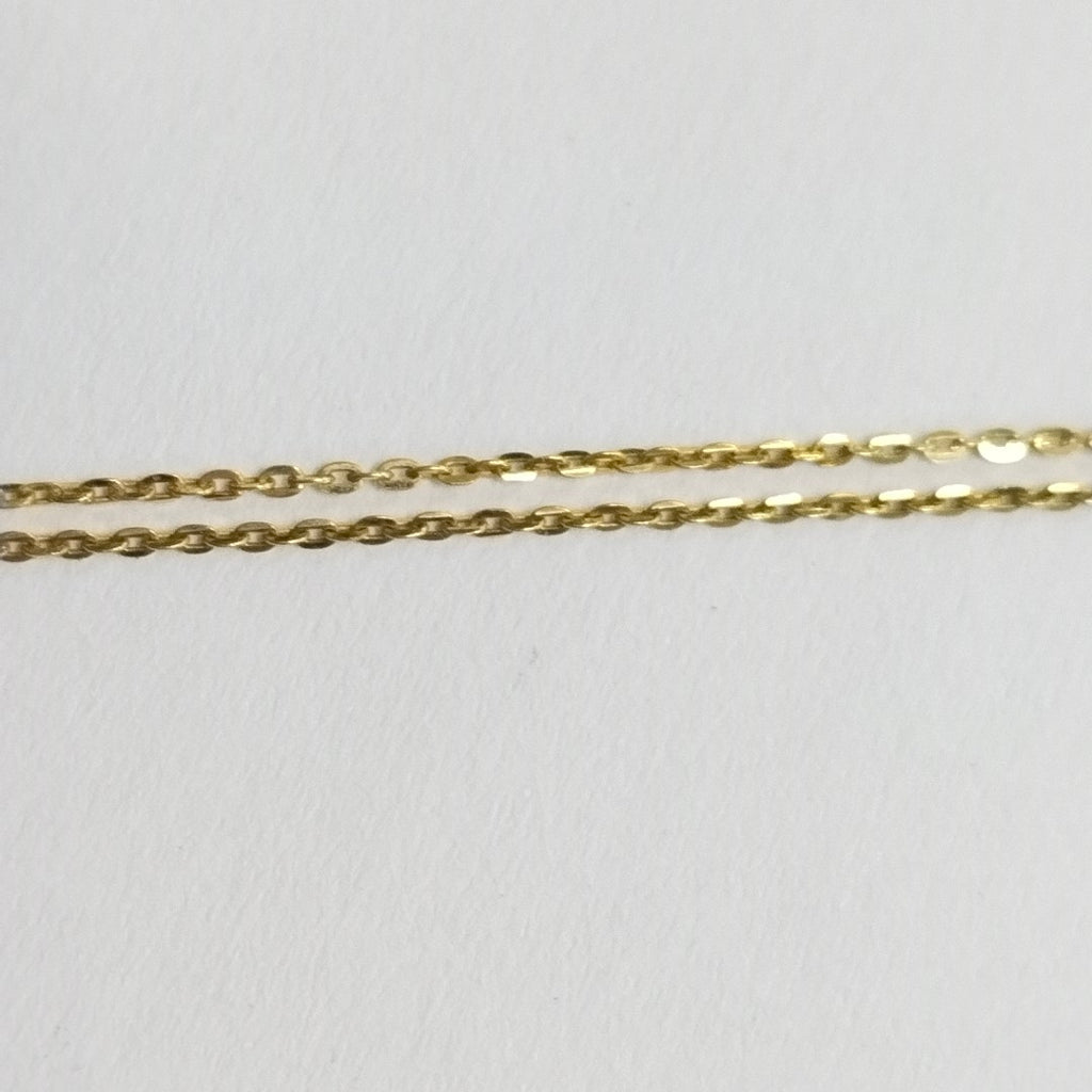 CADENA, MEDALLA RELIGIOSA ORO 10 K 1.2 GRMS (SEMINUEVO)