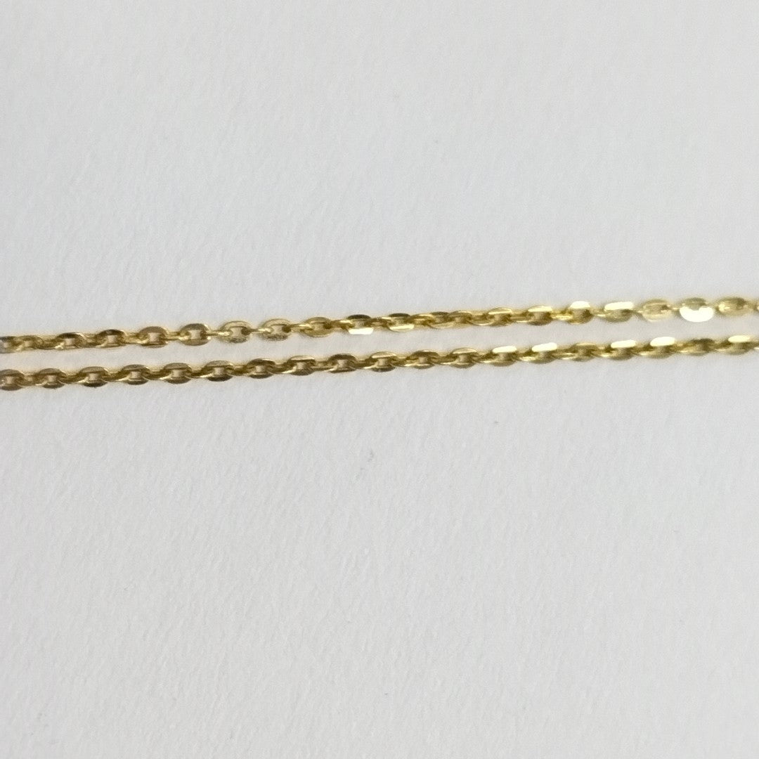 CADENA, MEDALLA RELIGIOSA ORO 10 K 1.2 GRMS (SEMINUEVO)
