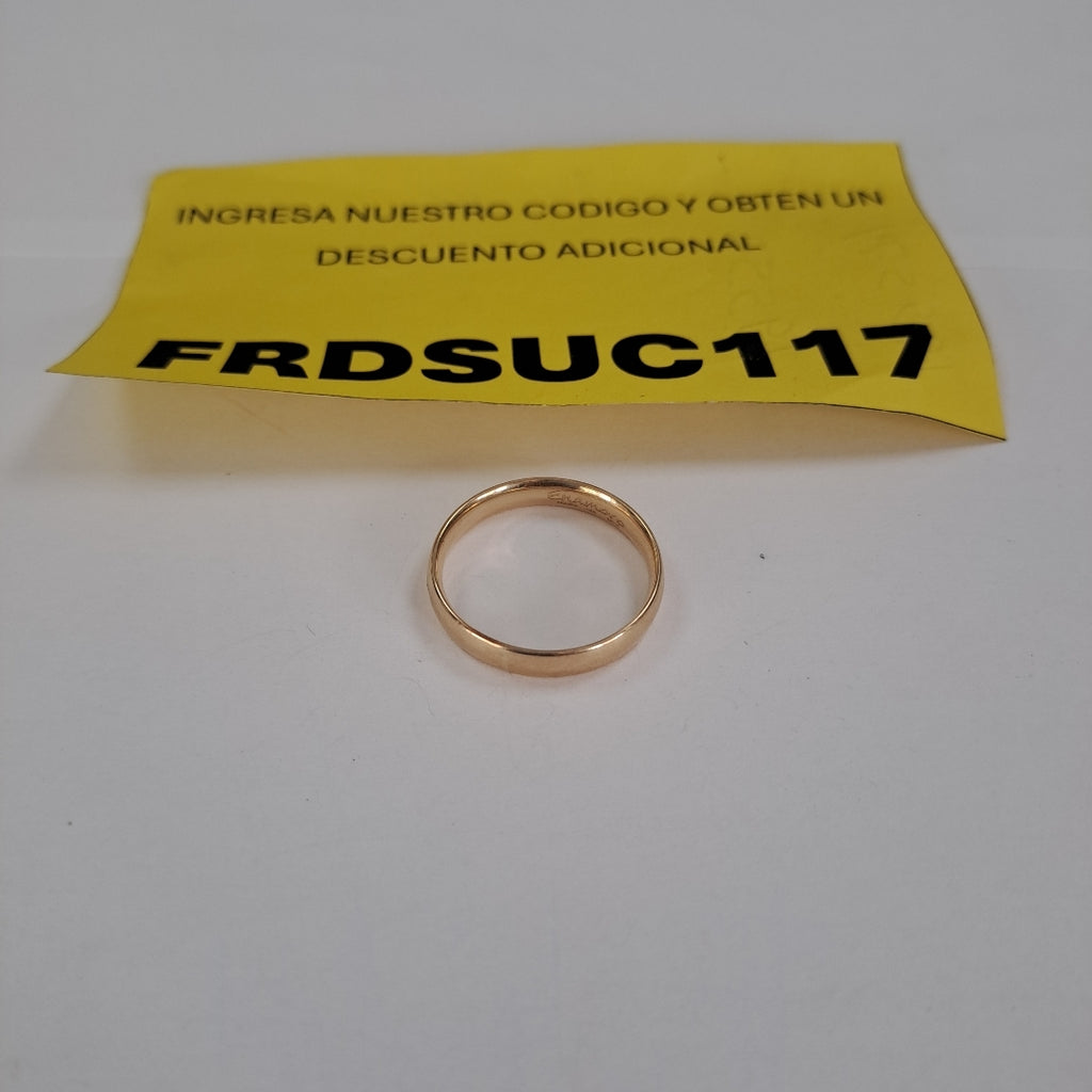ARGOLLA ORO 14 K 2.5 GRMS (SEMINUEVO)