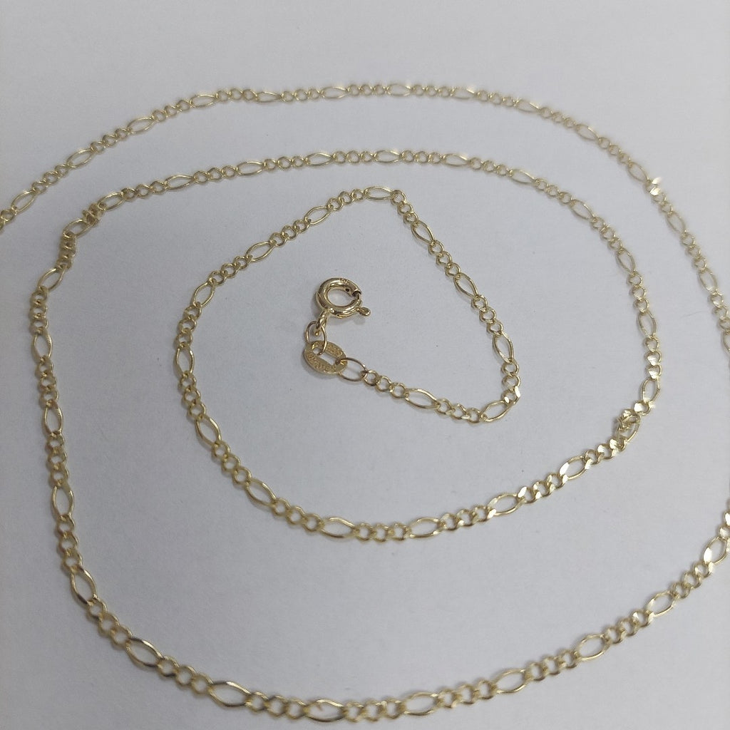 CADENA TEJIDO 3X1 14K 55 CM 2.3 GR (NUEVO)