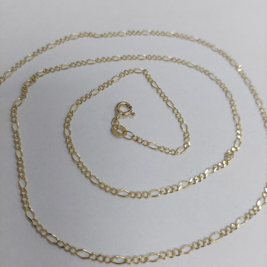 CADENA TEJIDO 3X1 14K 55 CM 2.3 GR (NUEVO)