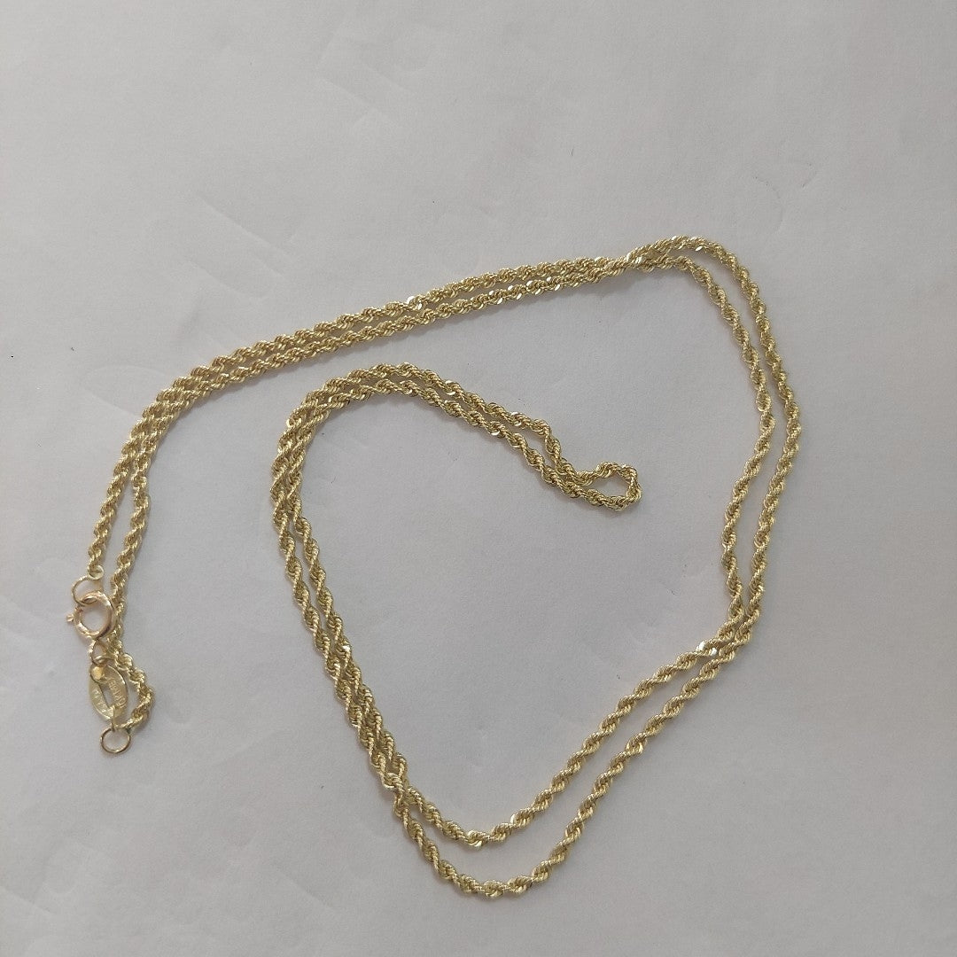 CADENA TORZAL 10K 55 CM 4.5 GR (NUEVO)