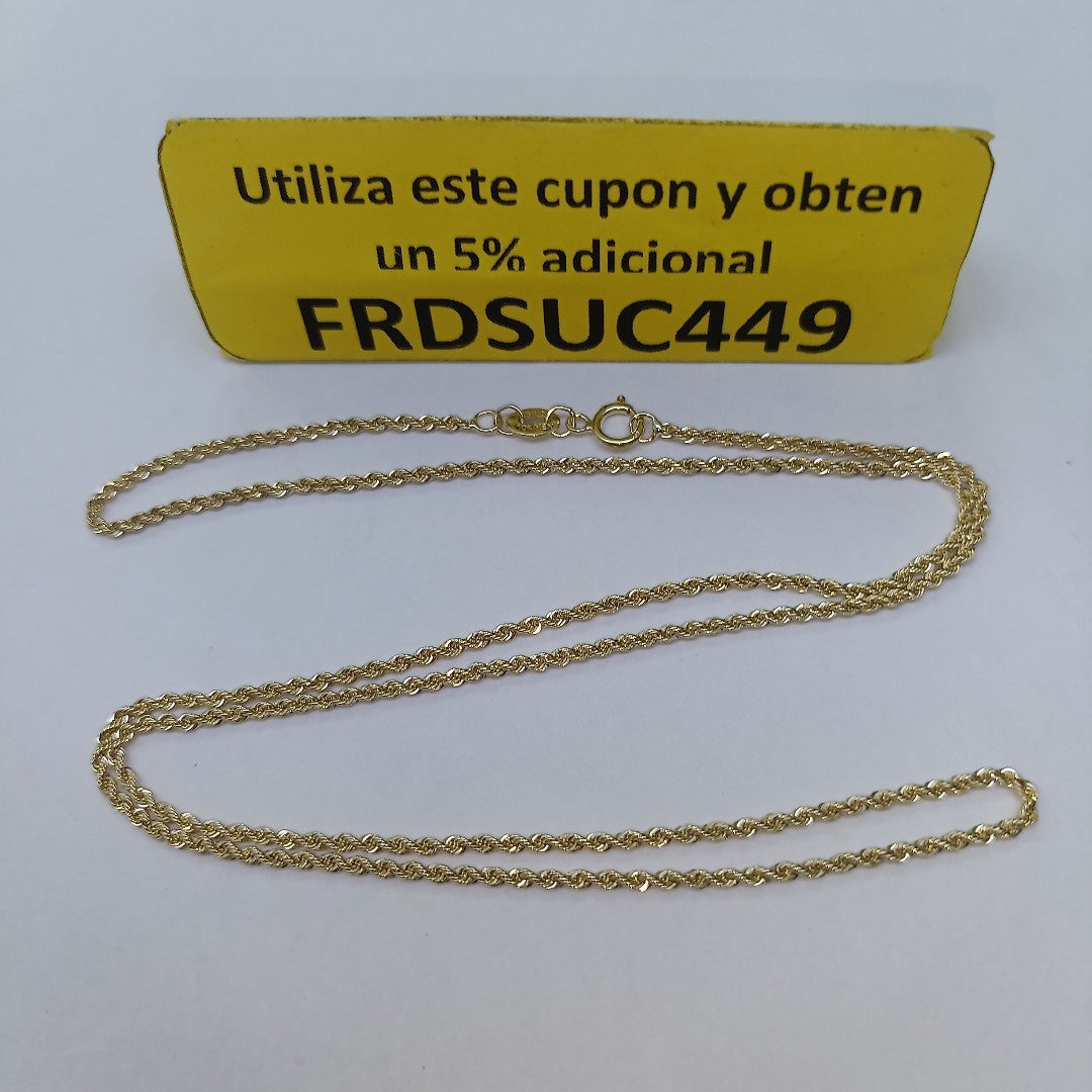 CADENA TORZAL 10K 55 CM 4.7 GR (NUEVO)