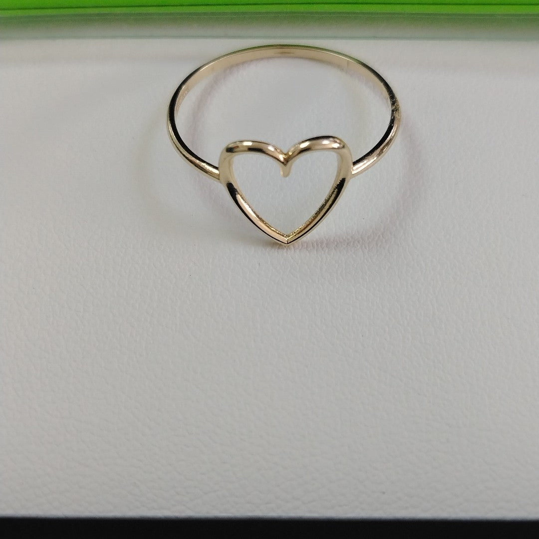 ANILLOS ANILLITO FIG CORAZON 10K TALLA 9 0.9 GR (NUEVO)
