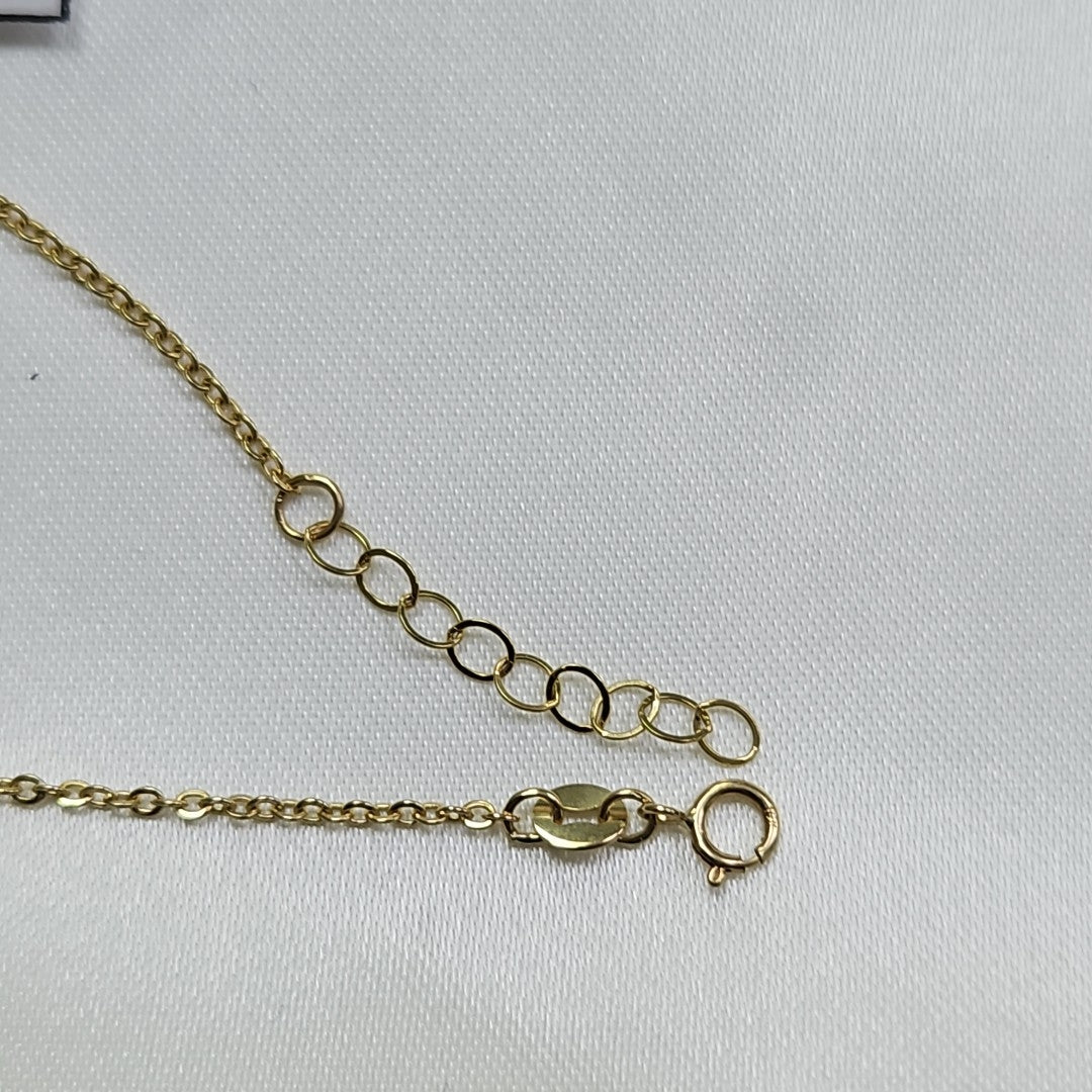PULSERA ESPECIAL CON DIJES DELFINES 10K 18 CM 2 GR (NUEVO)