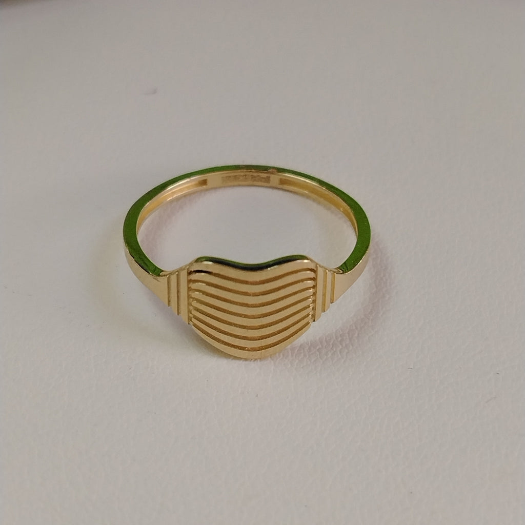 ANILLOS CORAZON 14K TALLA 7 1.7 GR (NUEVO)