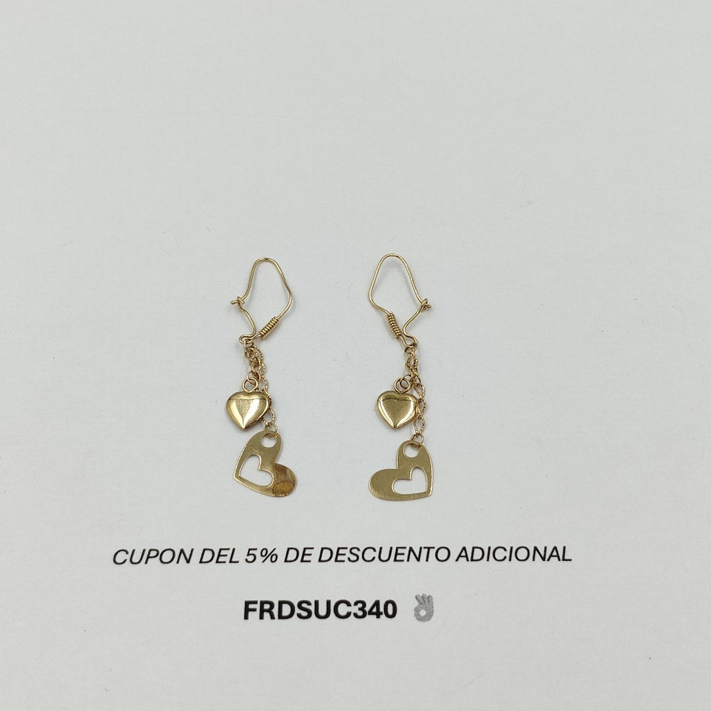 ARETES PAR ORO 10 K 1,70 GRMS (SEMINUEVO)