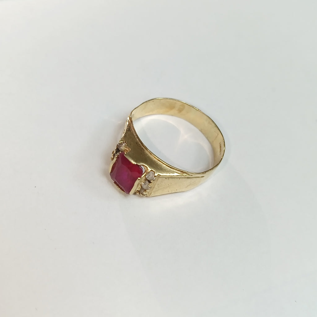ANILLO ORO 14 K 3.4 GRMS (SEMINUEVO)