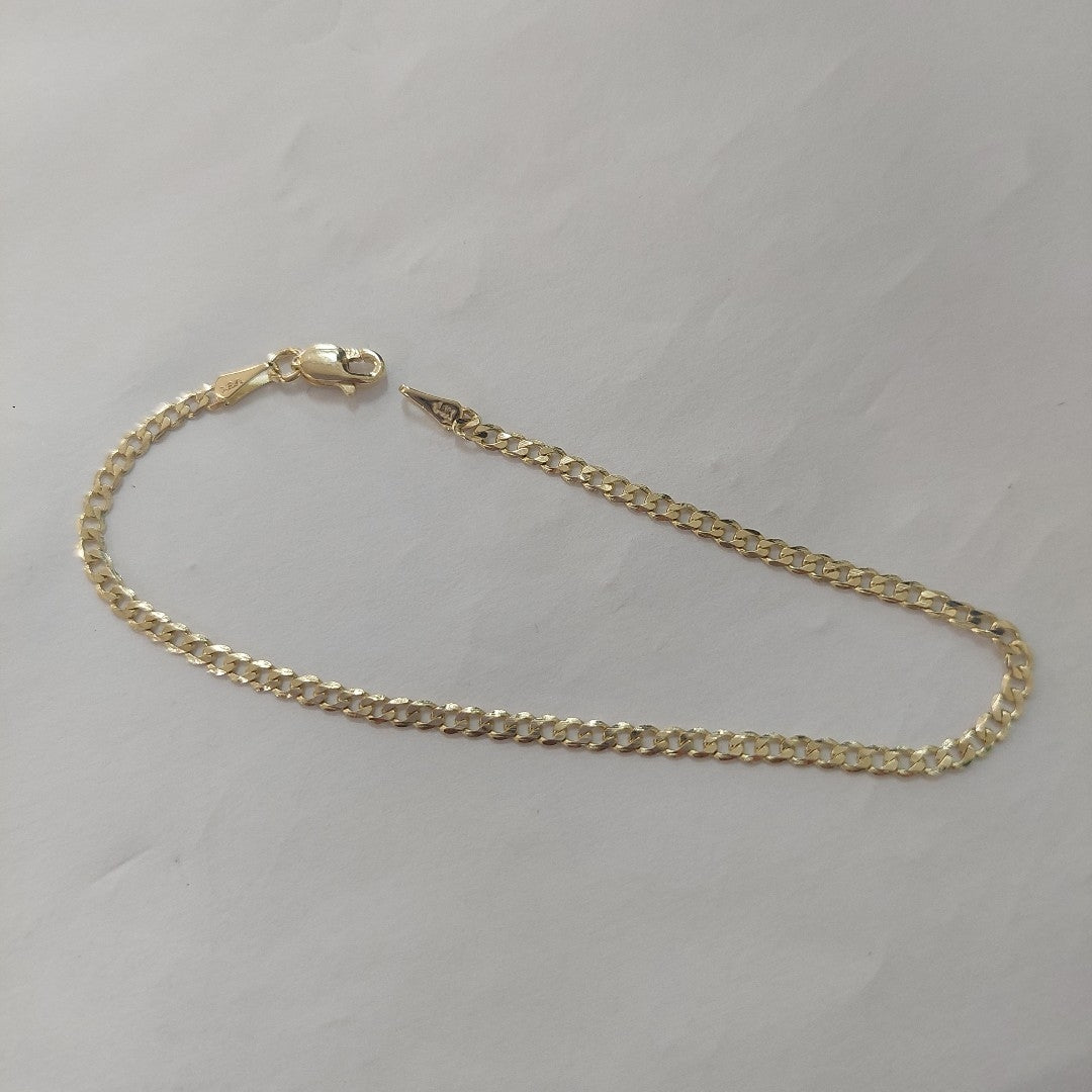 PULSERA BARBADA 14K 18 CM 2.1 GR (NUEVO)
