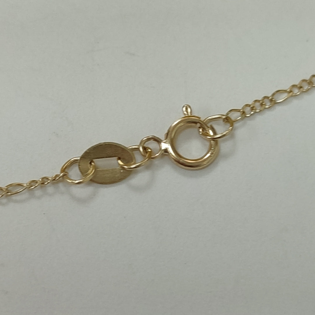 CADENAS TEJIDO 3X1 ORO 10K 55 CM 1.4 GR (NUEVO)