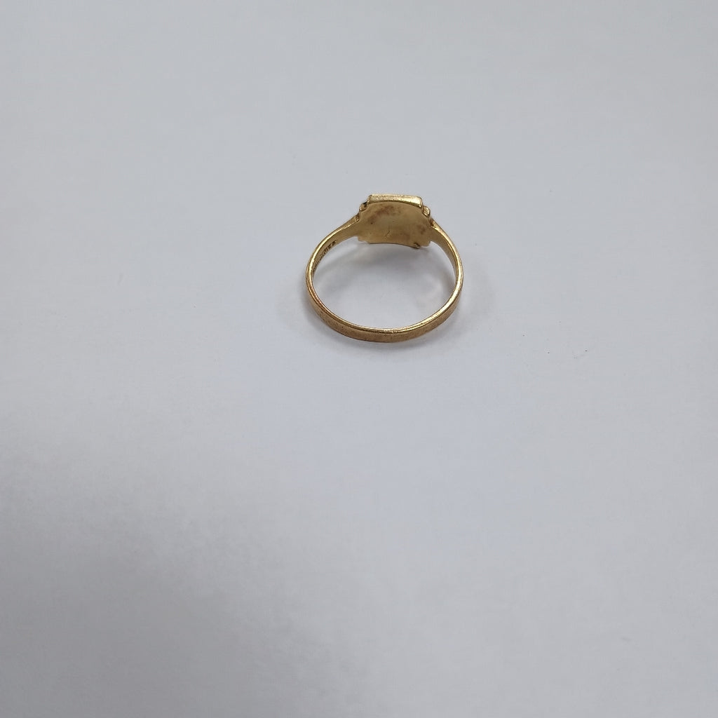 ANILLO DE GRADUACIÓN ORO 10 K 1.4 GRMS (SEMINUEVO)