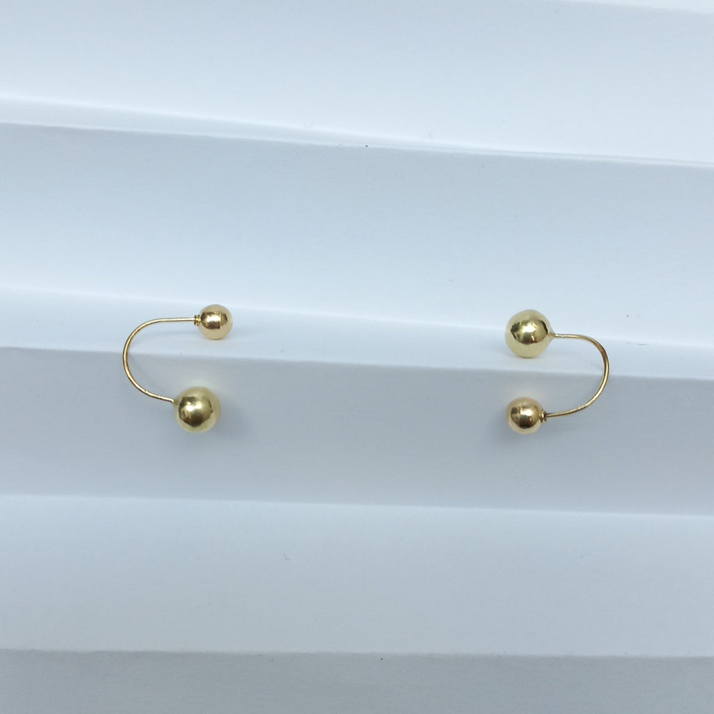 BROQUELES PAR ORO 8 K 0.4 GRMS (SEMINUEVO)