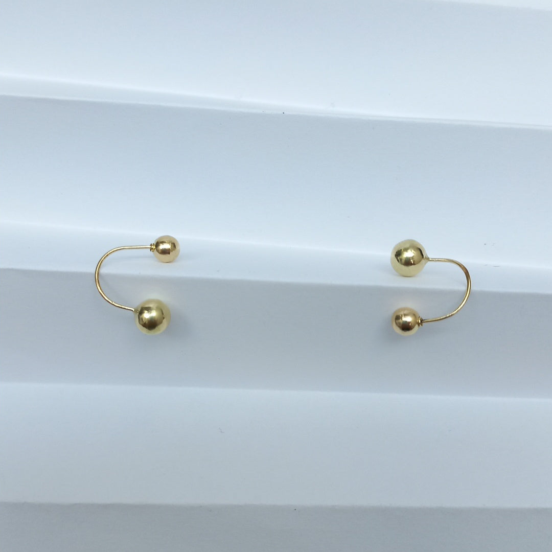 BROQUELES PAR ORO 8 K 0.4 GRMS (SEMINUEVO)