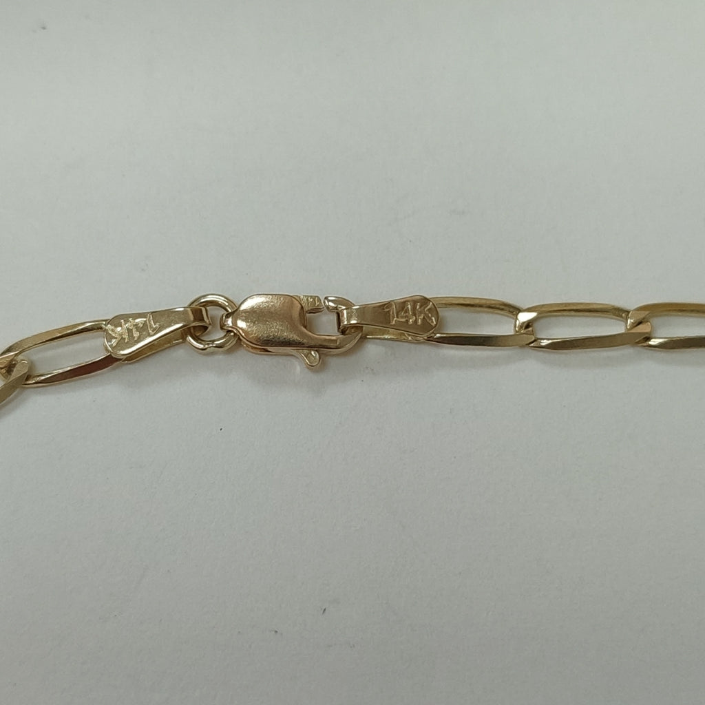 CADENA ESLABON 14K 55 CM 6.8 GR (NUEVO)