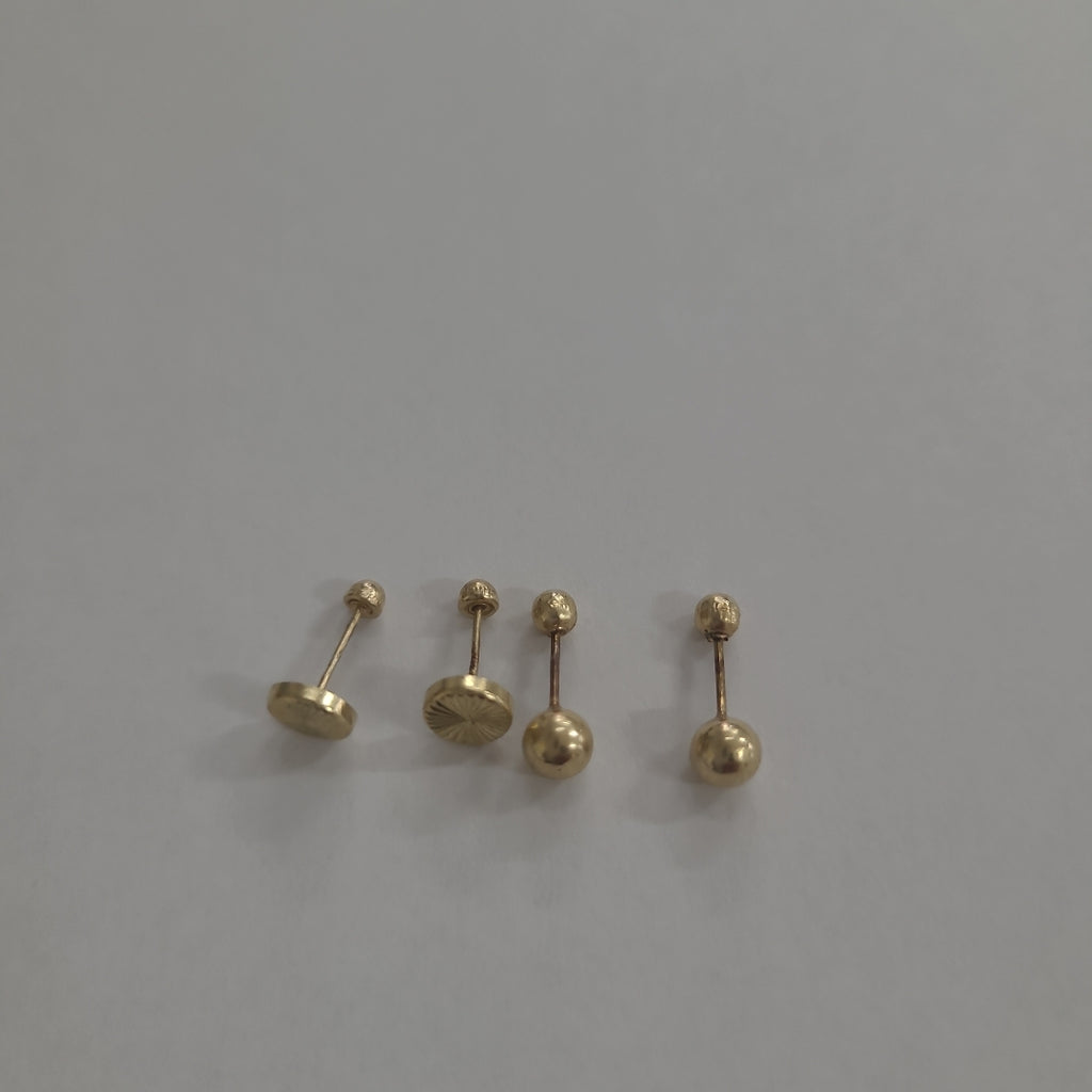 BROQUELES PAR ORO 10 K 0.3 GRMS (SEMINUEVO)