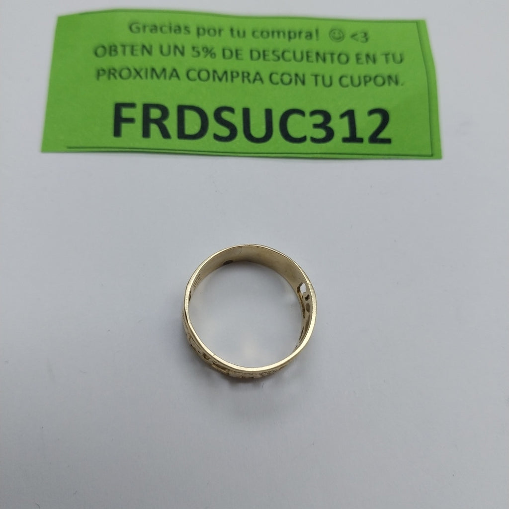ARGOLLA DE LA SUERTE ORO 10 K 2.6 GRMS (SEMINUEVO)