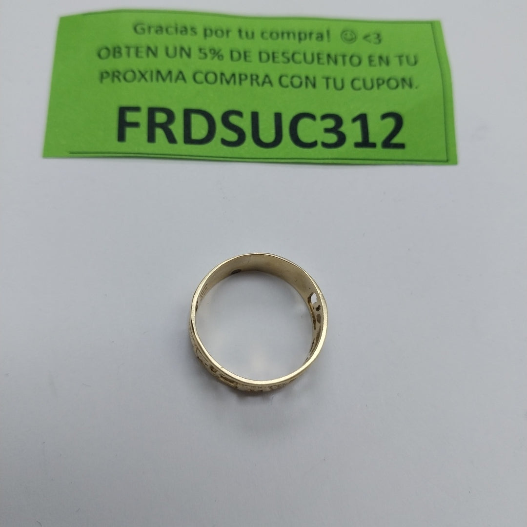 ARGOLLA DE LA SUERTE ORO 10 K 2.6 GRMS (SEMINUEVO)
