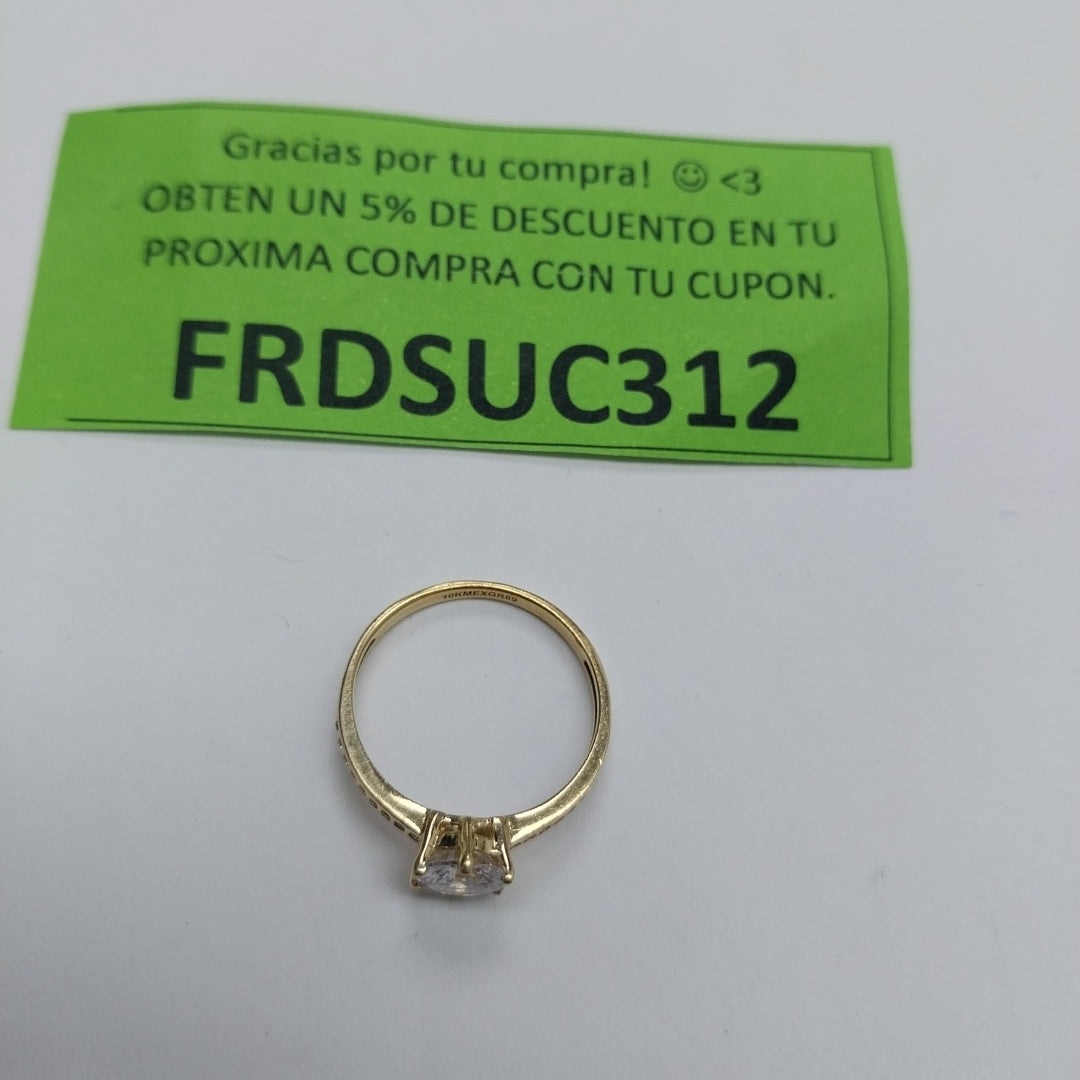 SOLITARIO ORO 10 K 1.8 GRMS (SEMINUEVO)