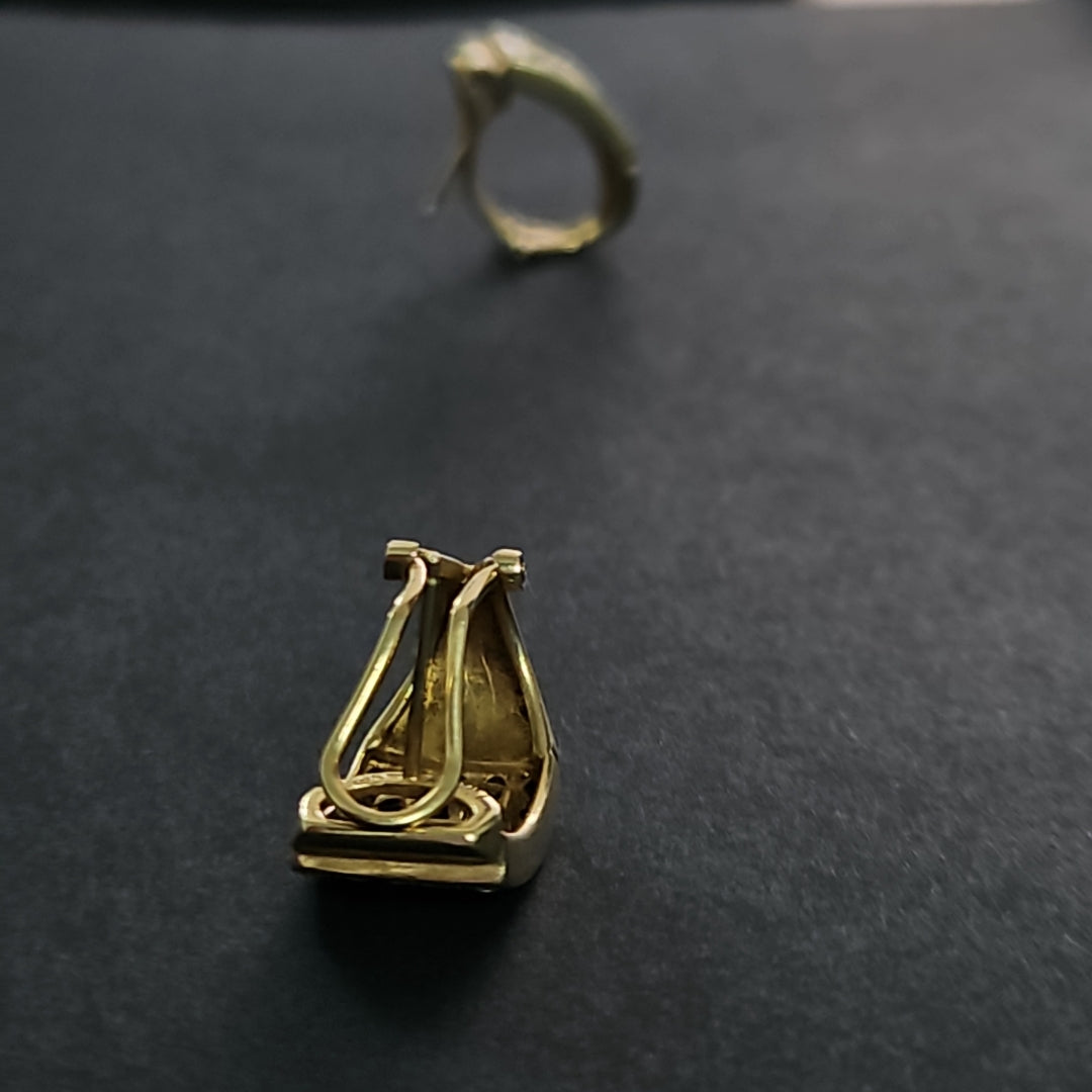 ARETES PAR ORO 14 K 6,70 GRMS (SEMINUEVO)