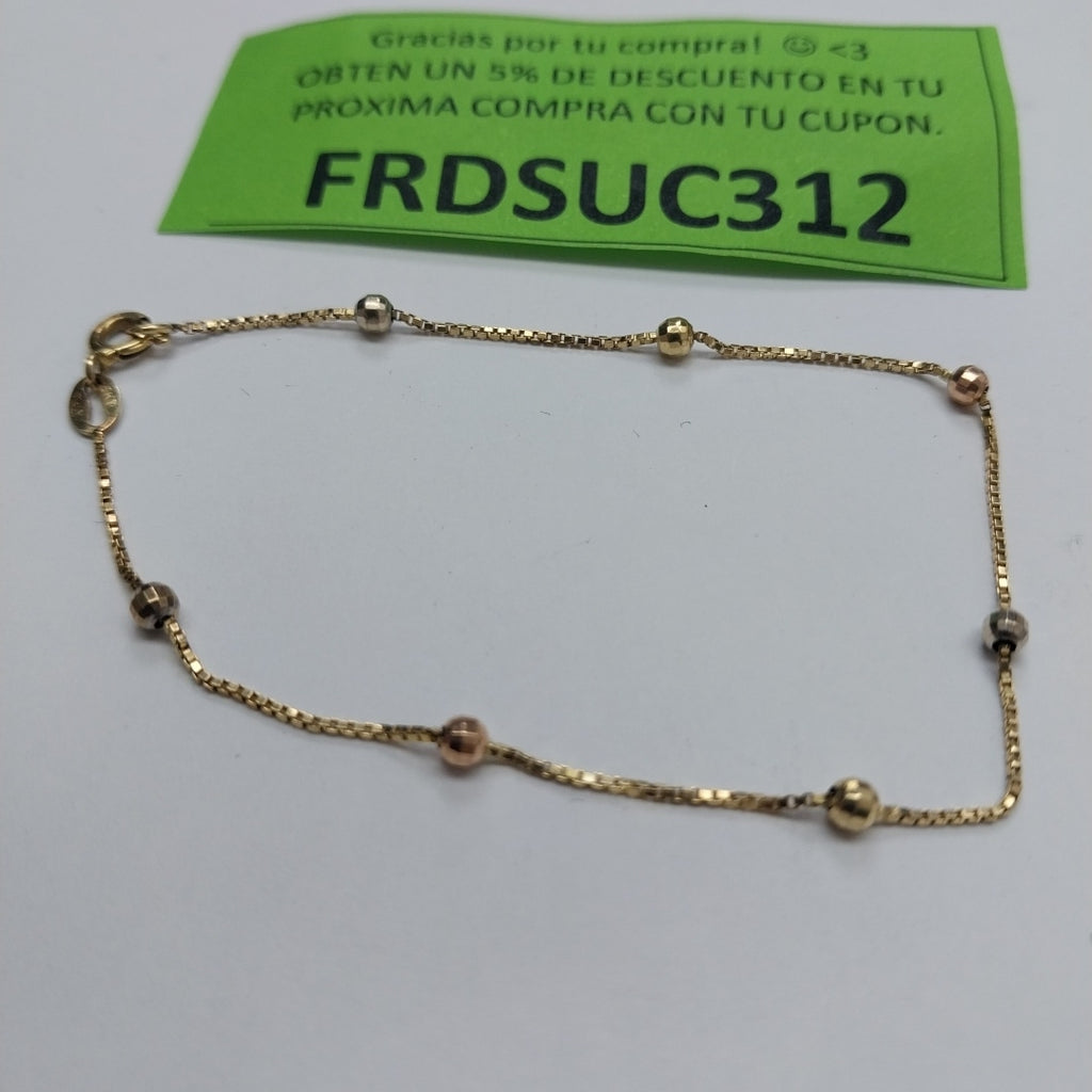 PULSERA ORO 14 K 1.5 GRMS (SEMINUEVO)