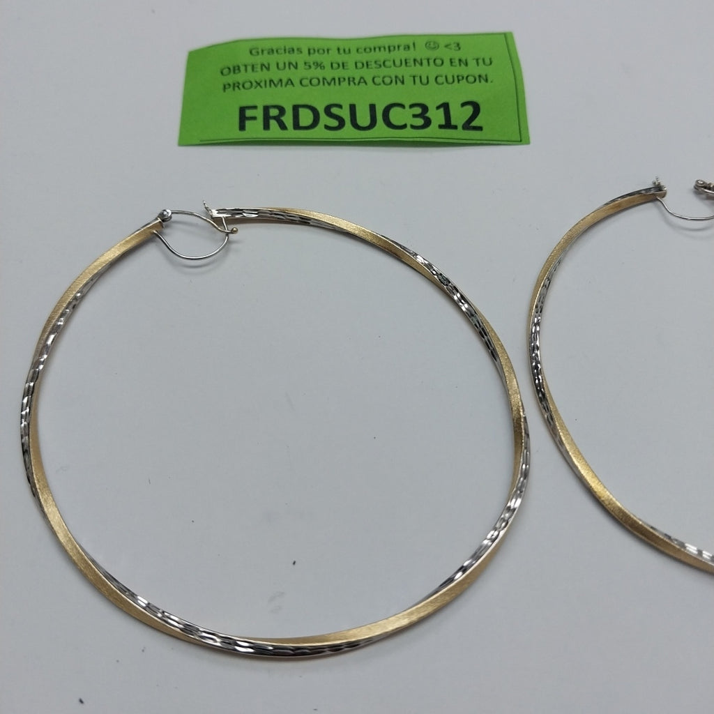 ARRACADAS PAR ORO 14 K 6,40 GRMS (SEMINUEVO)