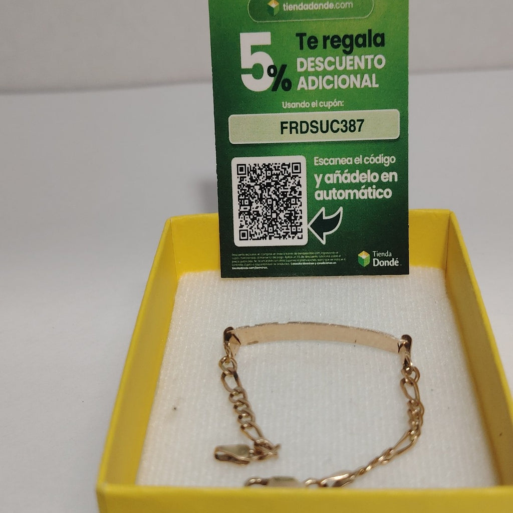 ESCLAVA ORO 14 K 4,30 GRMS (SEMINUEVO)