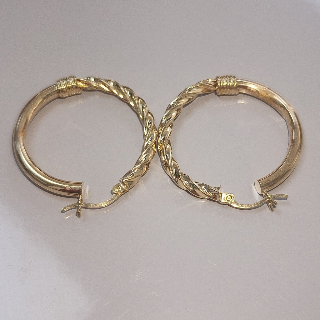 ARRACADAS PAR ORO 14 K 3,30 GRMS (SEMINUEVO)