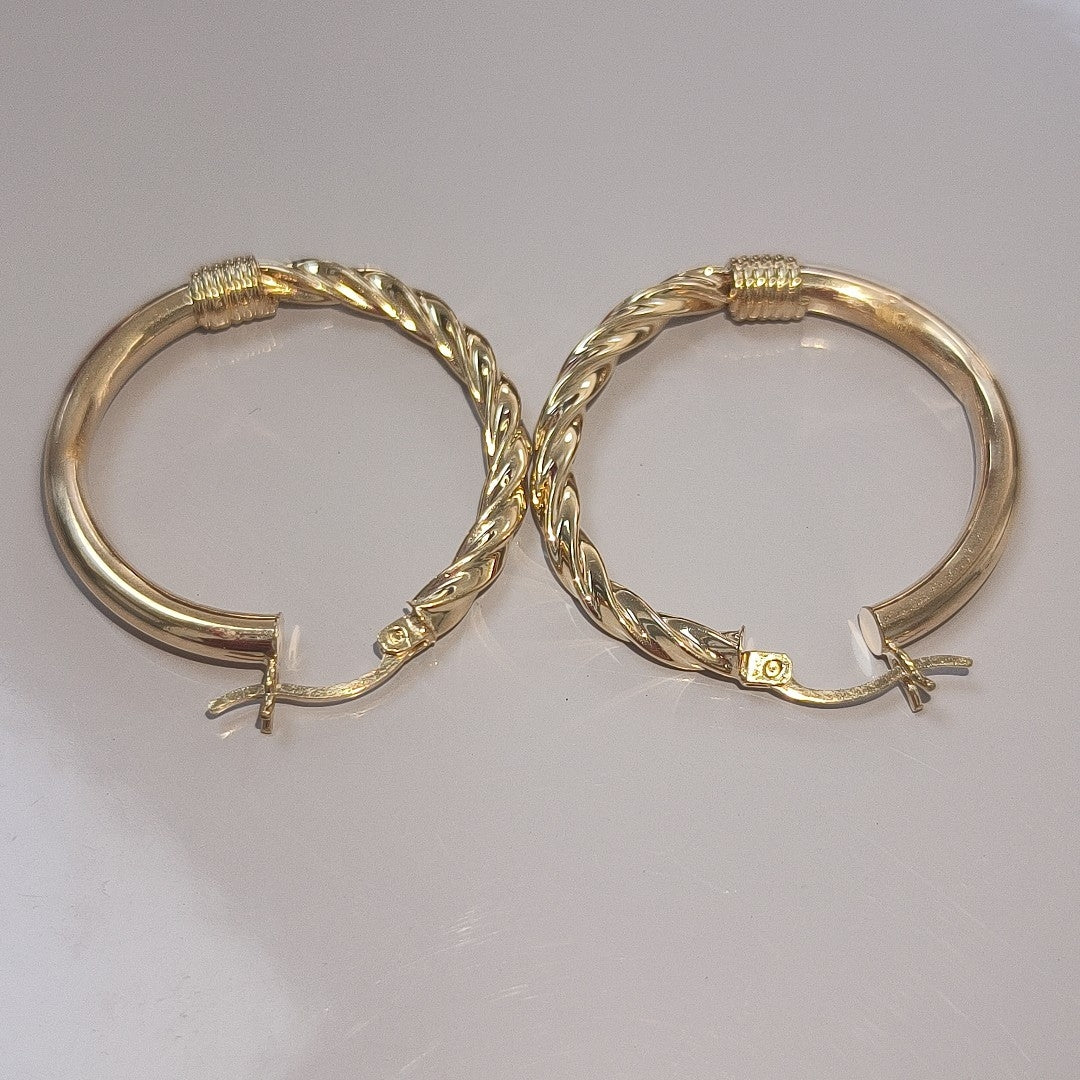ARRACADAS PAR ORO 14 K 3,30 GRMS (SEMINUEVO)