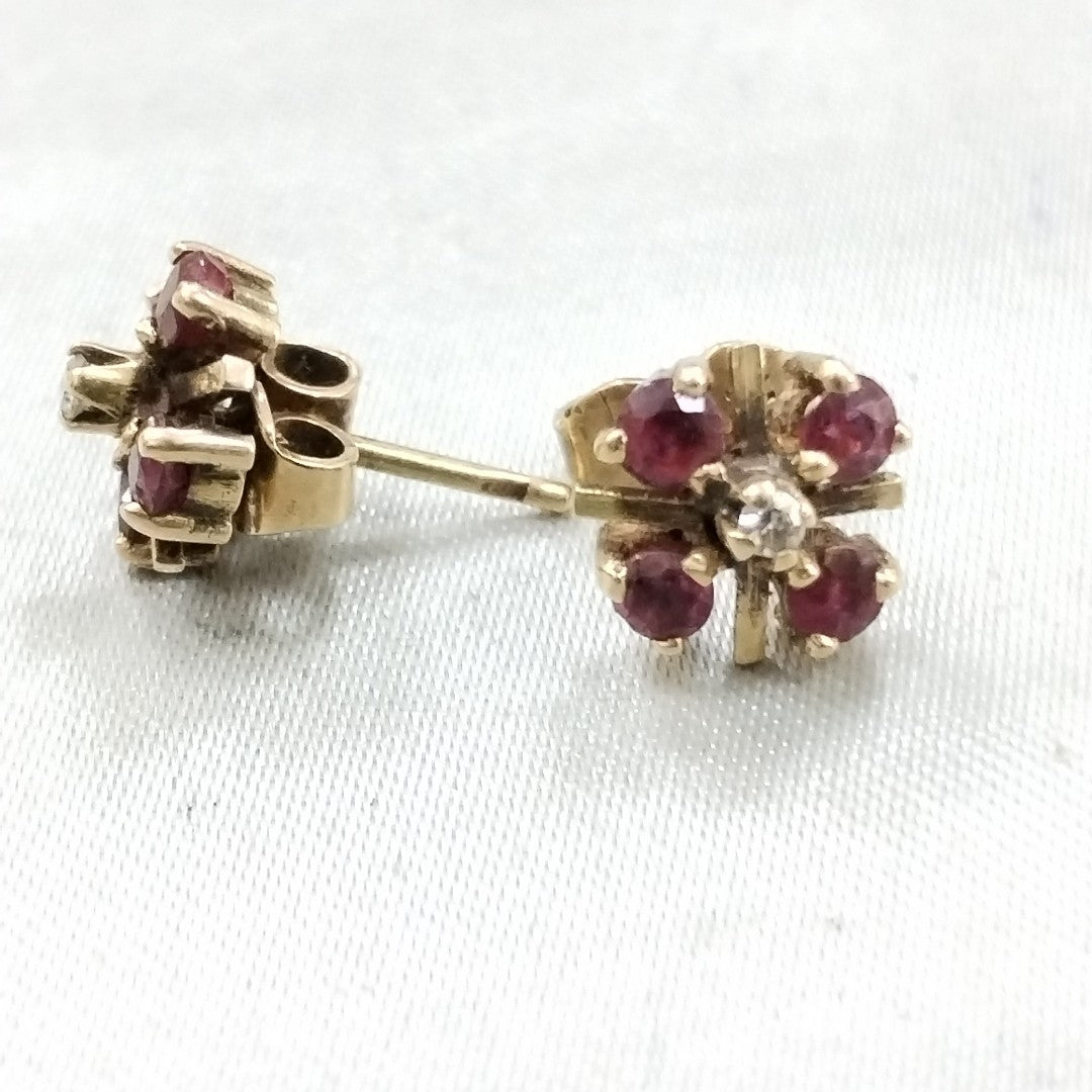 ARETES PAR ORO 14 K 2,20 GRMS (SEMINUEVO)