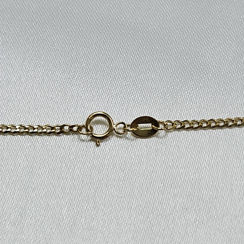 CADENAS TEJIDO BARBADA ORO 10K 55 CM 3.8 GR (NUEVO)