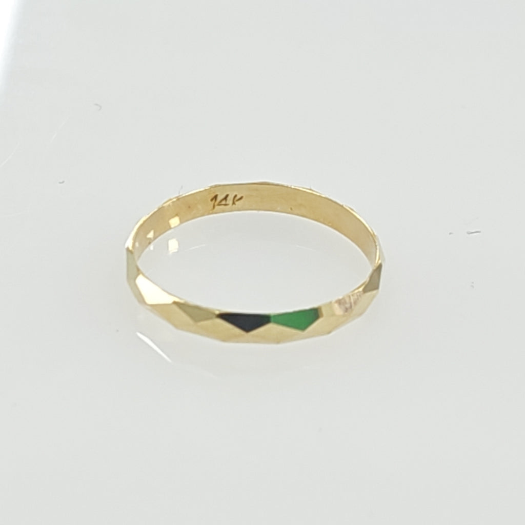 ARGOLLA ORO 14 K 0.6 GRMS (SEMINUEVO)