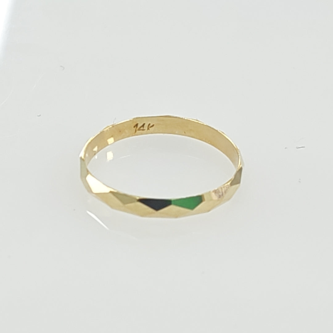 ARGOLLA ORO 14 K 0.6 GRMS (SEMINUEVO)