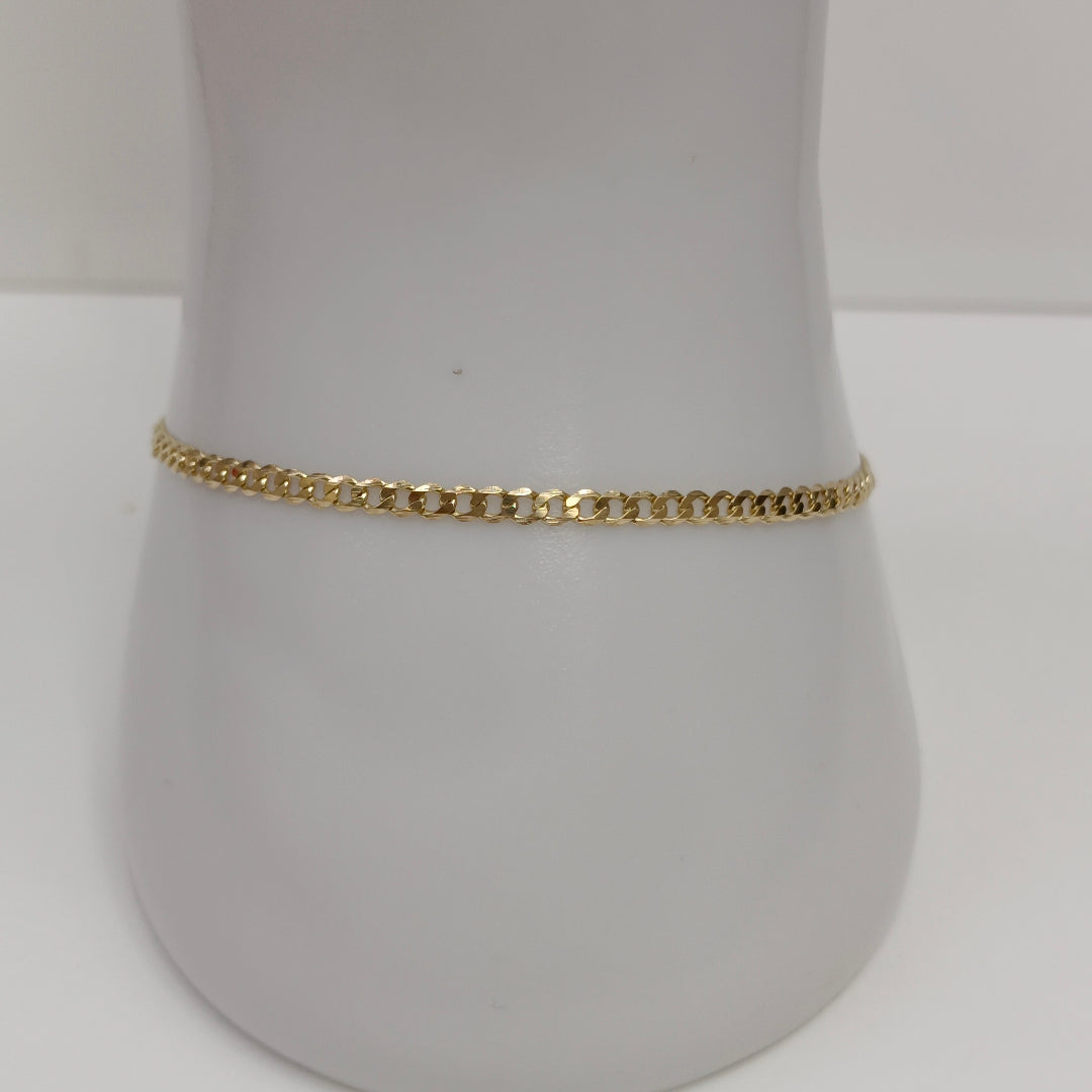 PULSERA BARBADA 14K 18 CM 2.1 GR (NUEVO)