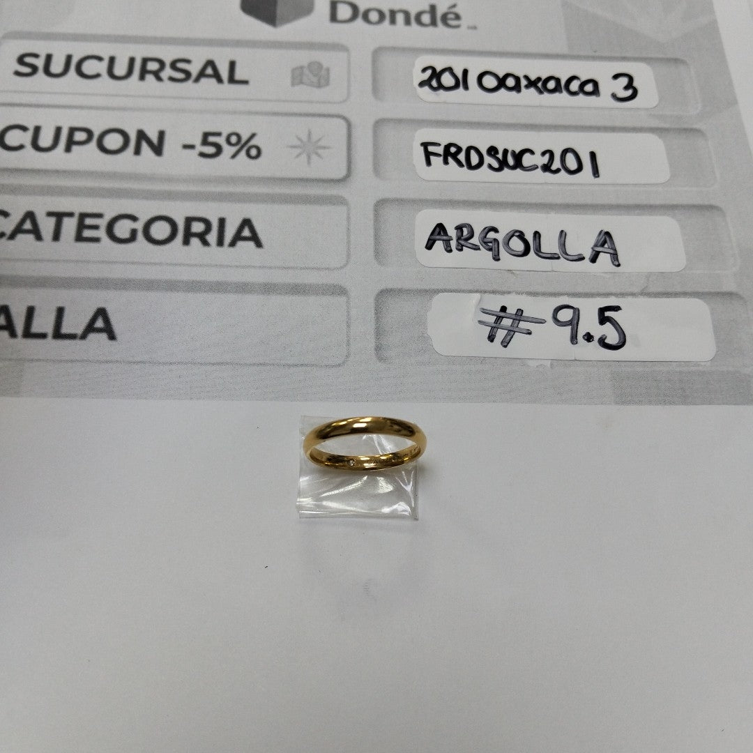 ARGOLLA ORO 18 K 3.7 GRMS (SEMINUEVO)