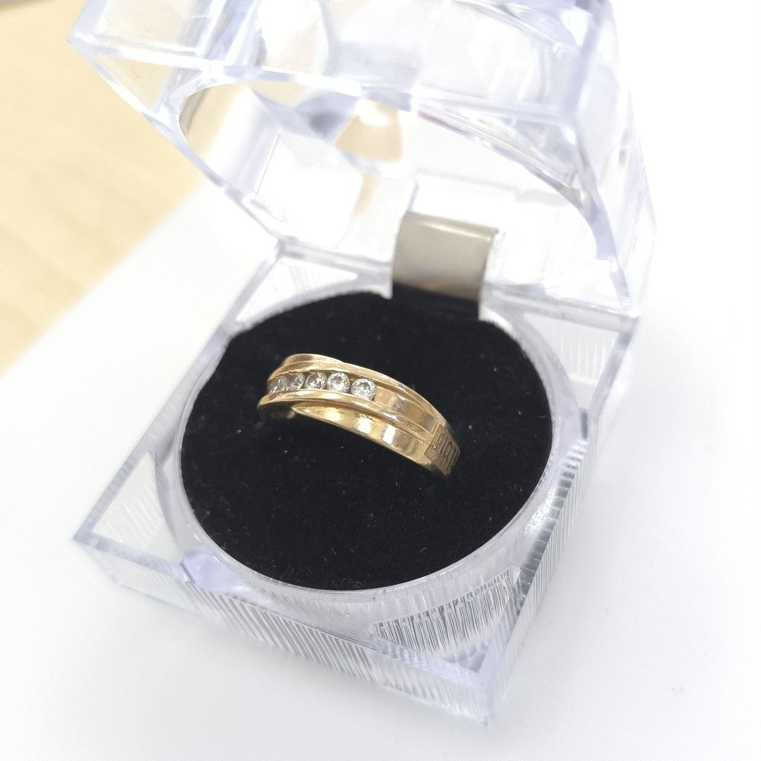 ANILLO ORO 10 K 4,40 GRMS (SEMINUEVO)