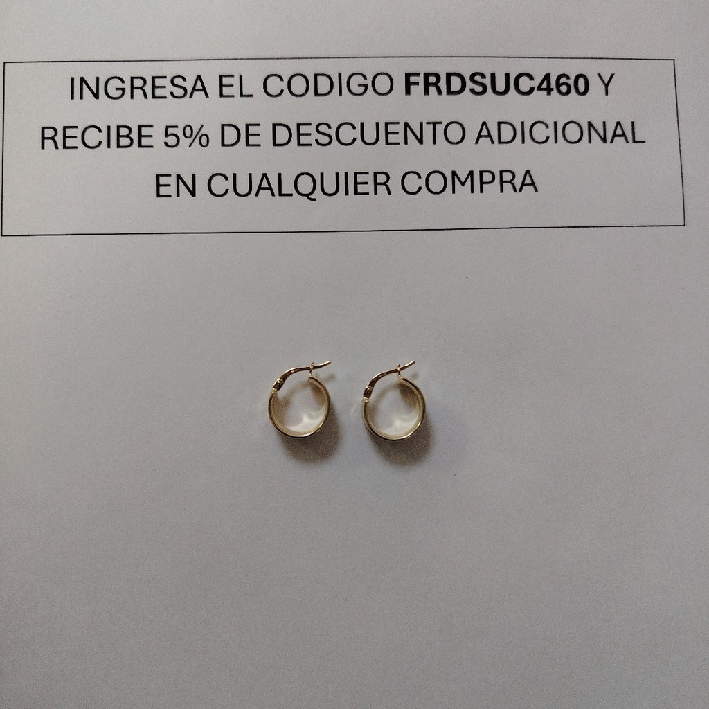 ARRACADAS ORO 10K 1.6 (NUEVO)
