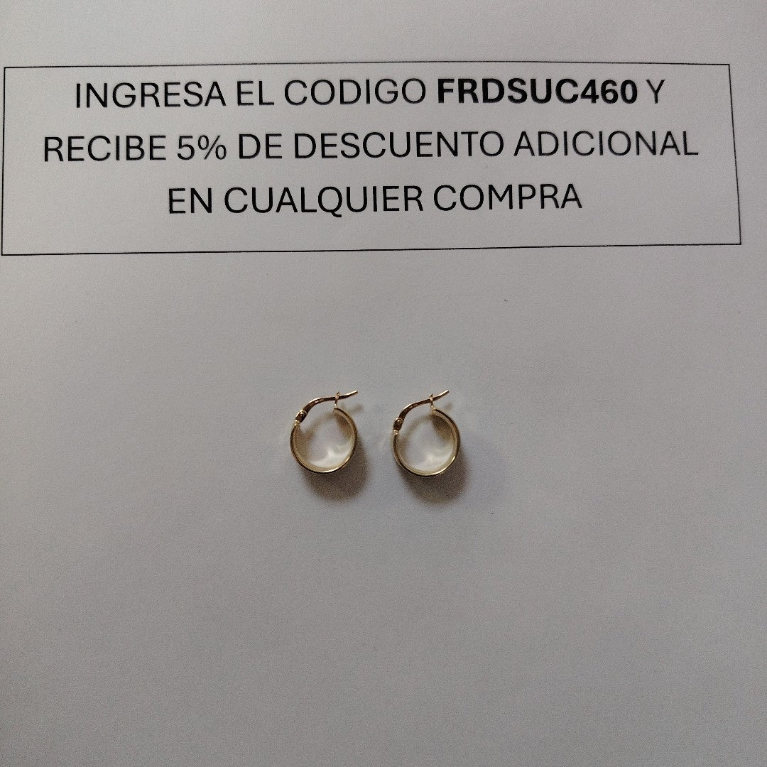 ARRACADAS ORO 10K 1.6 (NUEVO)